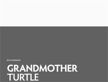 Tablet Screenshot of grandmotherturtle.com